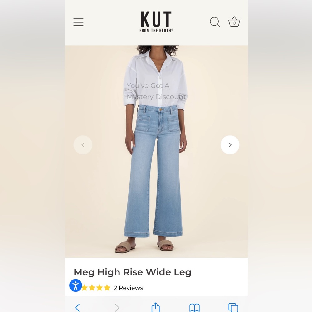 KUT Meg jeans